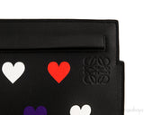 Hearts T Pouch Clutch
