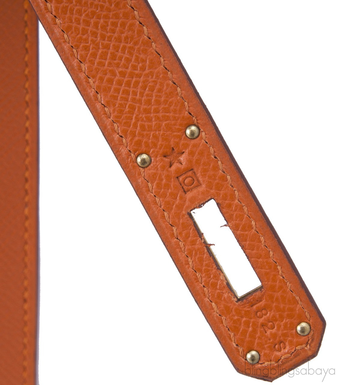 Kelly 35 Orange Epsom Sellier