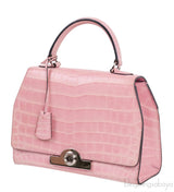 Moynat Rejane PM Pink Nilo Crocodile