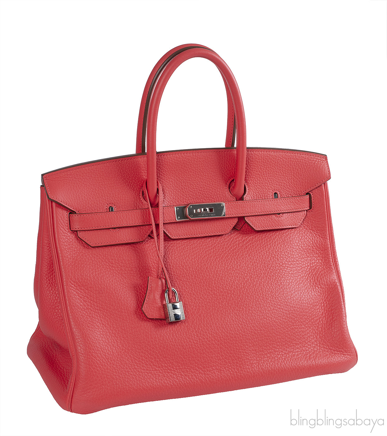 Hermes Birkin 35 Bougainvillea Taurillon Clem PHW