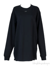 Black Off Long Sleeve Sweatshirt