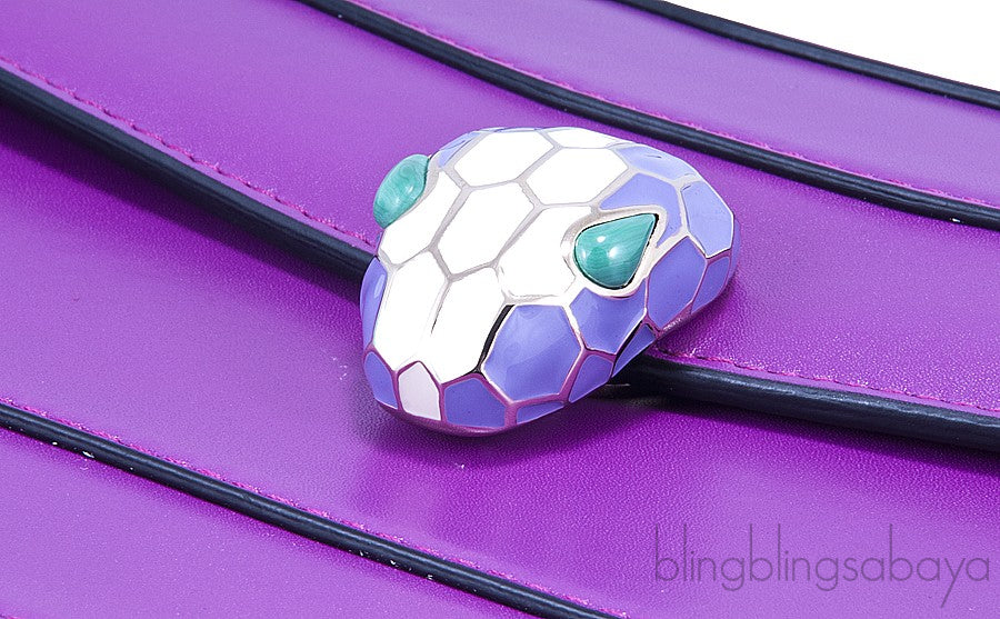 Serpenti Purple Shoulder Bag