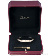 Yellow Gold LOVE Diamond Bracelet