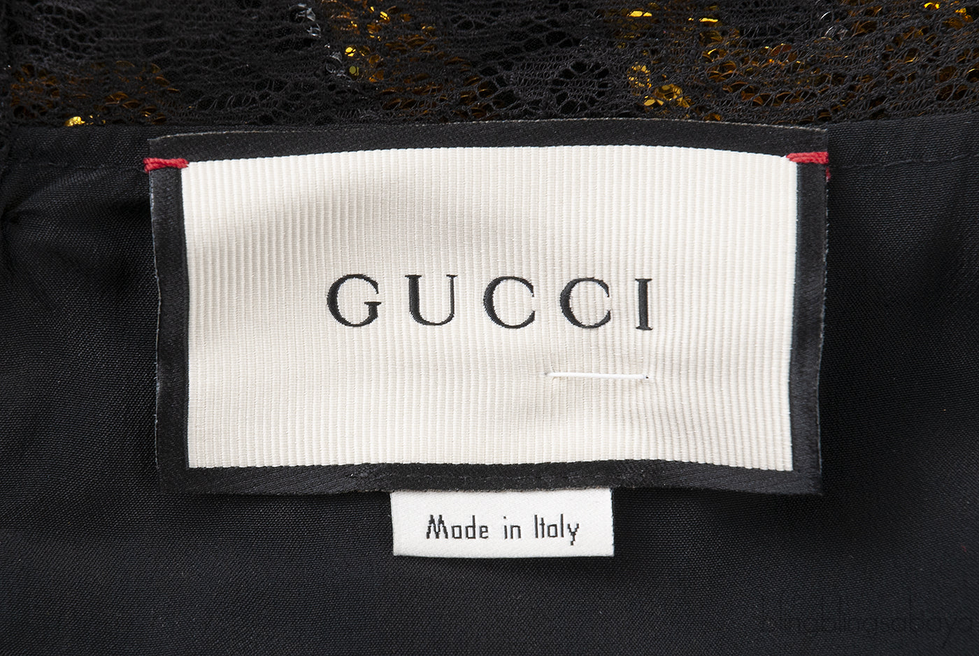 GG Black Sequin Lingerie Dress