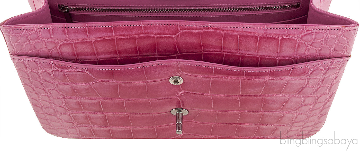 Gradient Pink Jumbo Crocodile