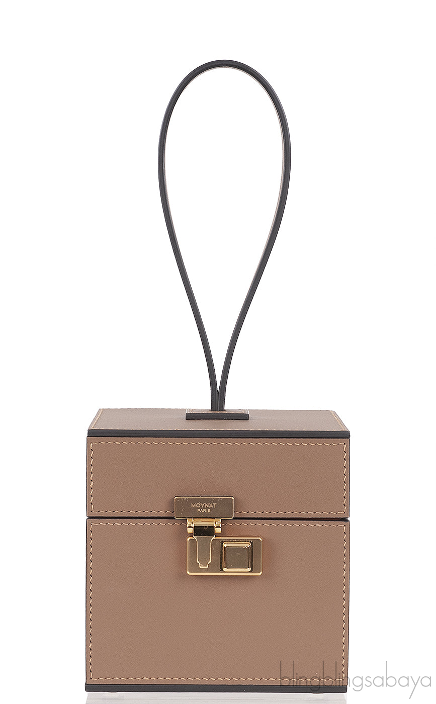 Mini Vanity Case Etoupe Clutch Bag