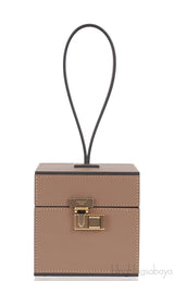Mini Vanity Case Etoupe Clutch Bag