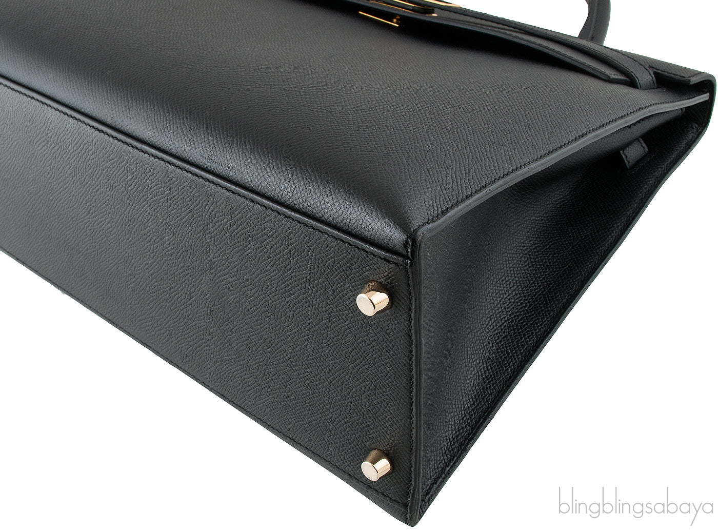 Kelly 35 Black Epsom Sellier GHW