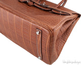 Birkin 35 Barenia Crocodile PHW