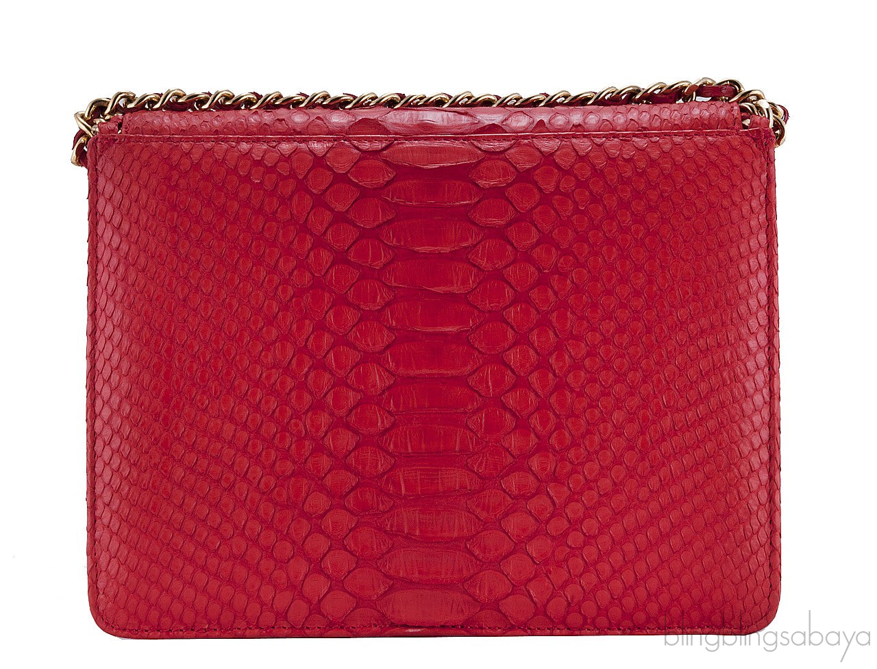 Red Python Clutch Grand