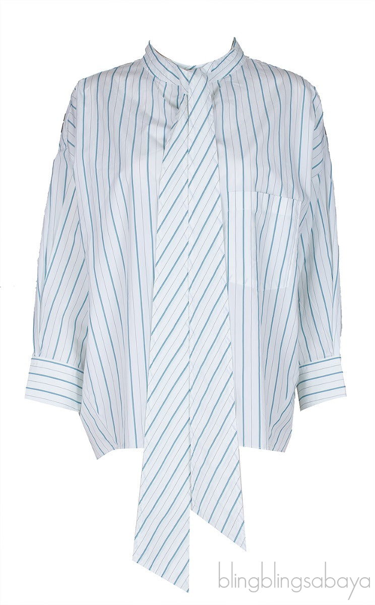 Light Blue Striped Shirt