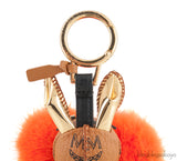 MCM Rabbit Heart Fur Charm