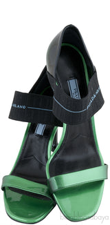 Elasticated Logo Strap Sandals