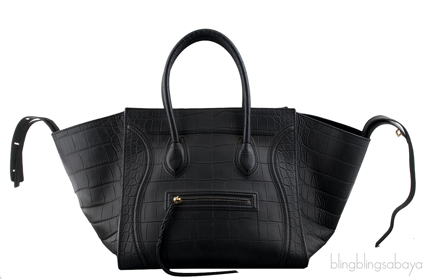 Phantom Black Croco Print