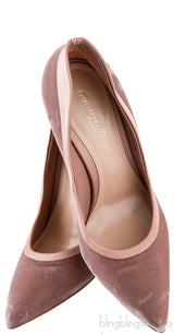Velvet & Satin Pointed Toe Heels