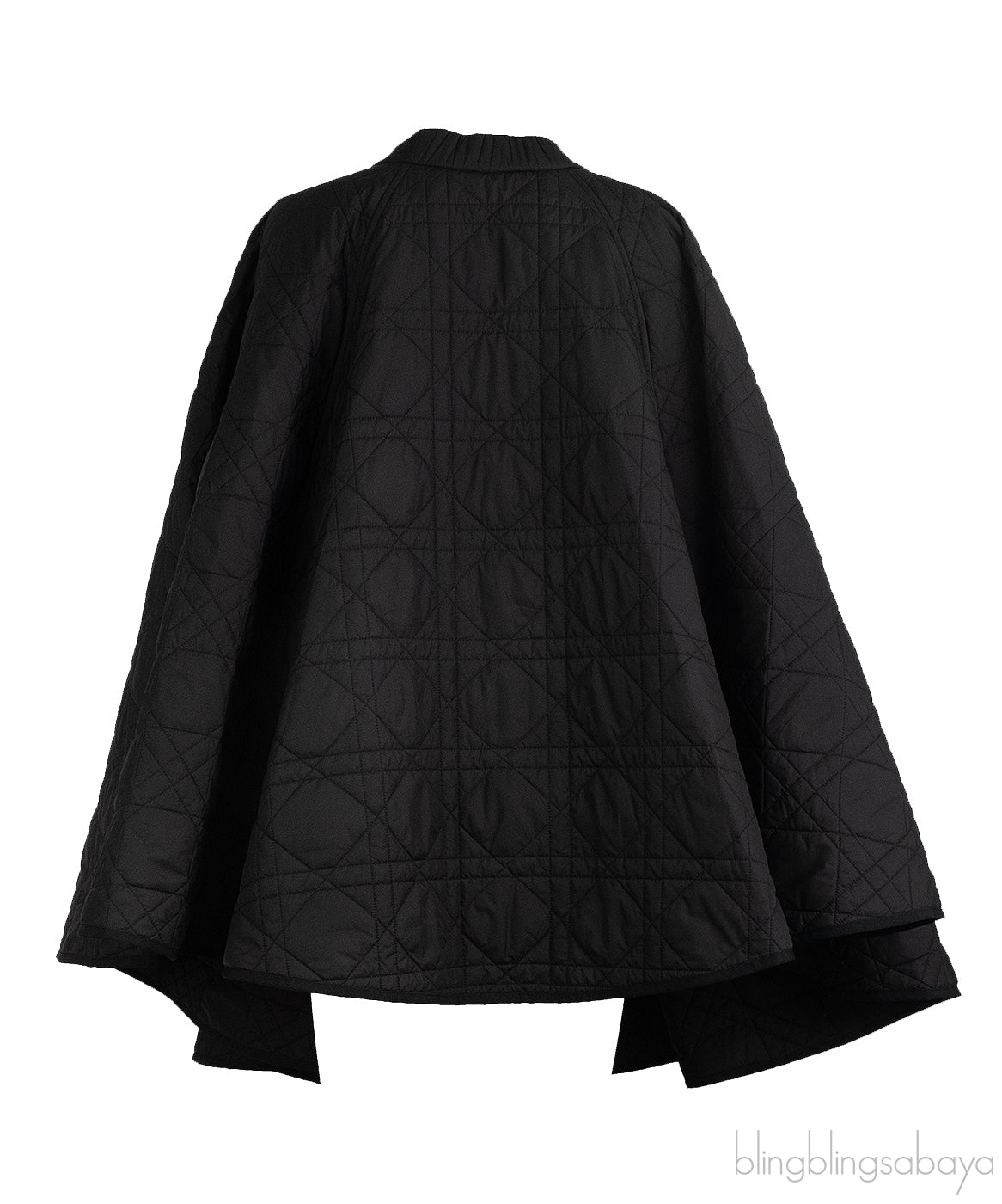 Christian Dior Black Quilted  A-line Midi Skirt