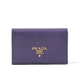 Prada Purple Saffiano Card Holder