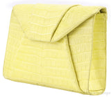 Crocodile Envelope Clutch