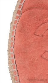 Coral Suede CC Cap Toe Espadrille