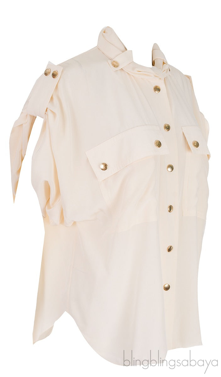 Chest Pocket Blouse
