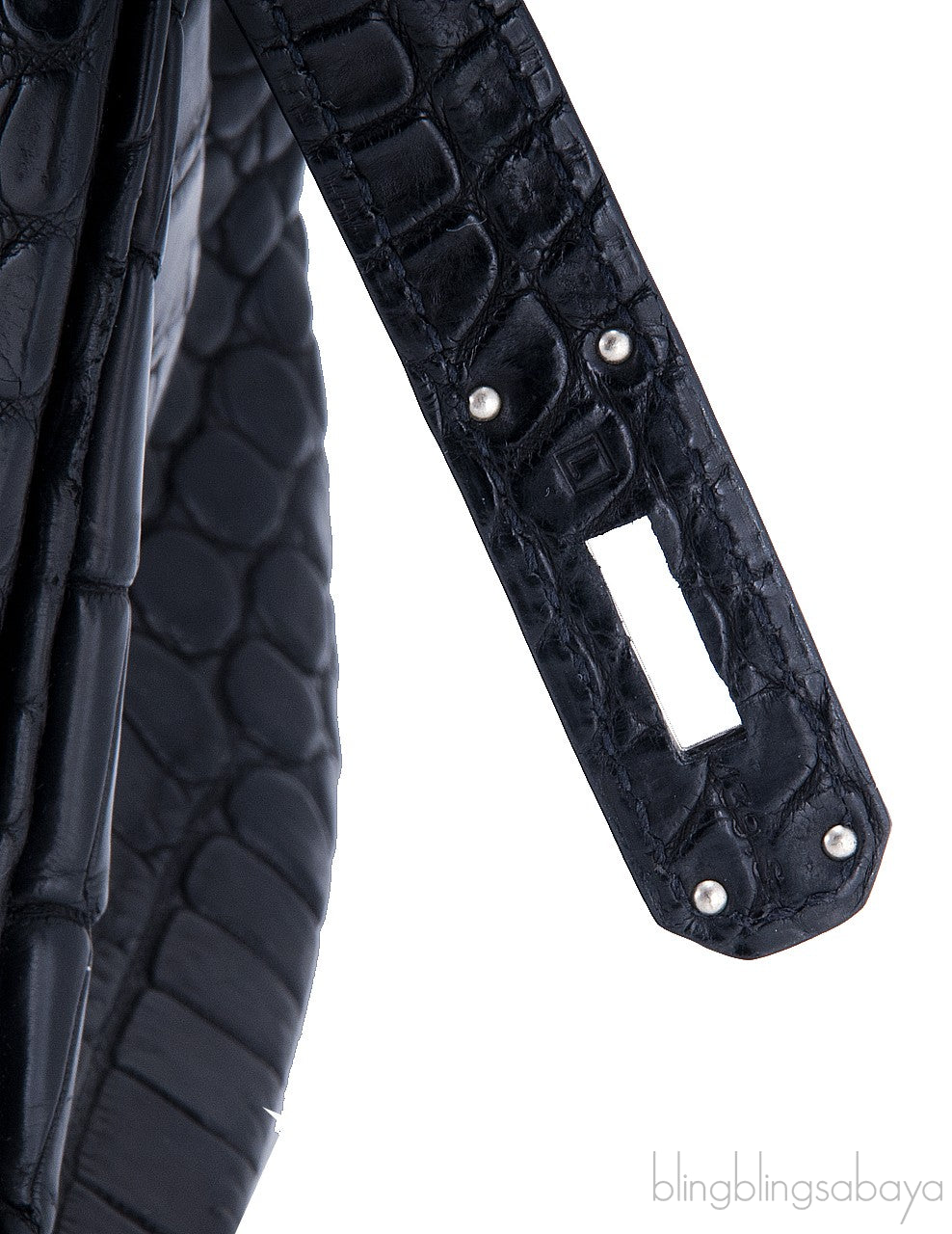 Birkin 35 Black Matte Crocodile PHW