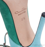 Two-tone Sisi Suede Pump
