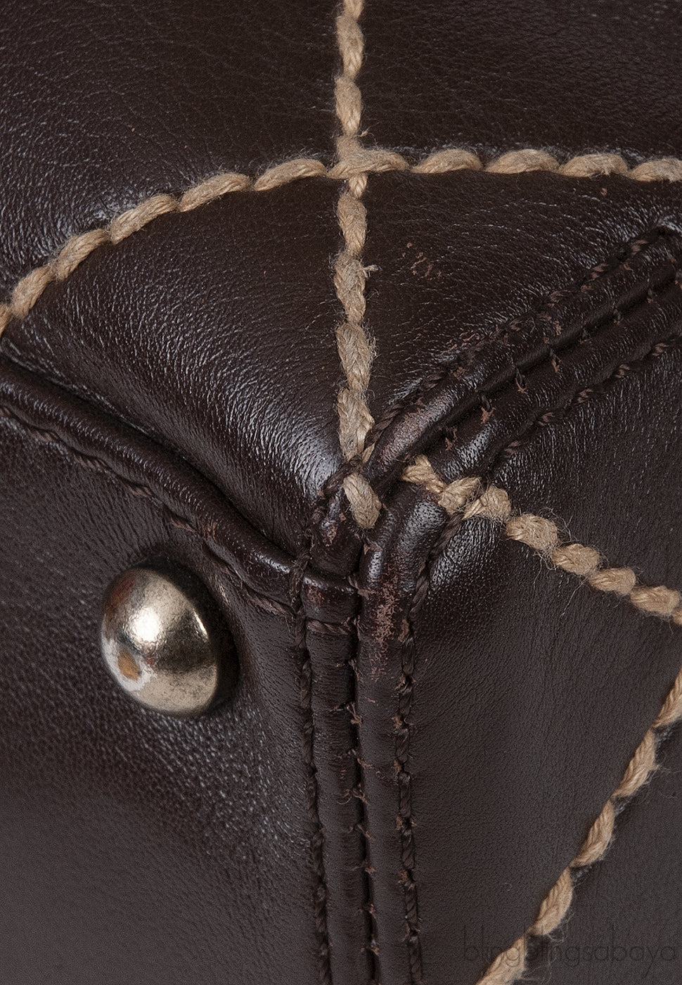 Chanel Wild Stitch CC Coffee Brown Handbag