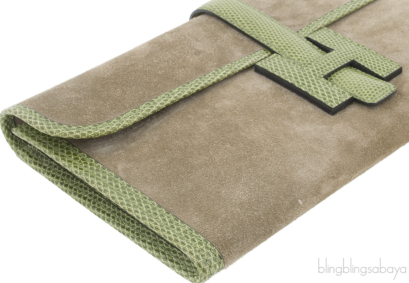 Jige Elan Clutch Suede / Lizard