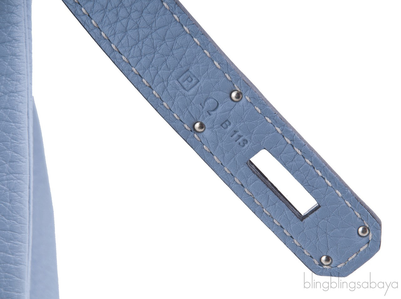 Birkin 35 Blue Lin Togo