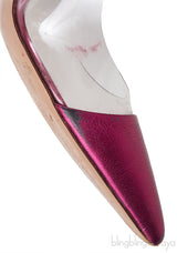 Metallic Purple PVC Plexi Pump
