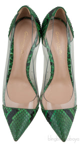 Green Python Plexi Pumps