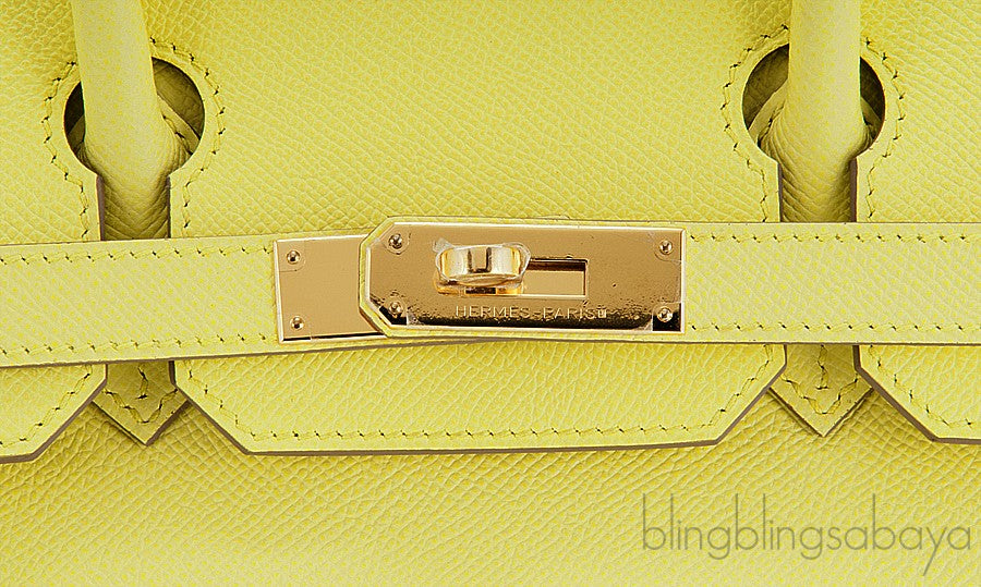 Birkin 30 Epsom Soufre