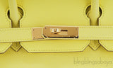 Birkin 30 Epsom Soufre