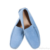 Louis Vuitton Light Blue Epi Suede Men\'s Loafer