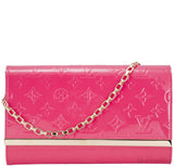 Ana Vernis Pochette Chain Clutch Bag