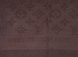 Monogram Brown Cashmere Shawl