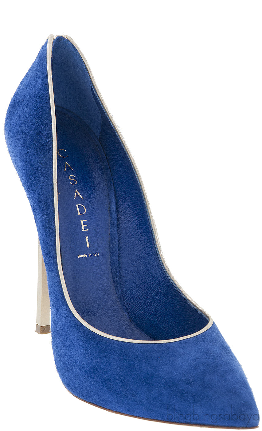 Blue Suede Chic Pump*