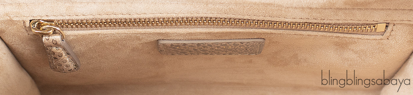 Lady Dior Beaded Python Small Handbag GHW