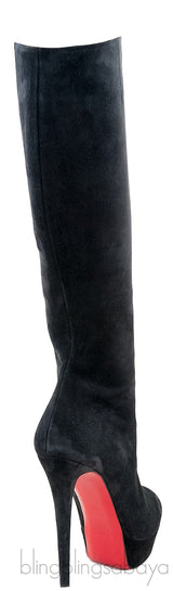 Babel Plato 140 Black Suede Boots