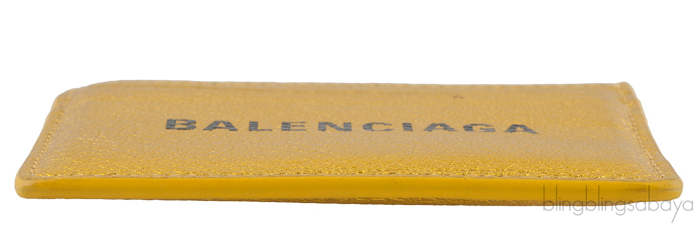Metallic Gold Card Holder