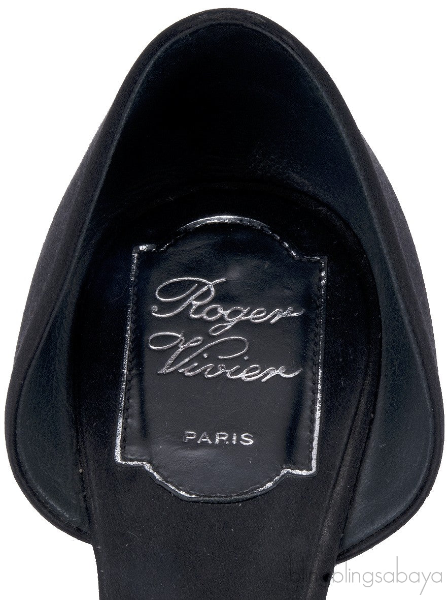 10 MM Satin Swarovski Flats