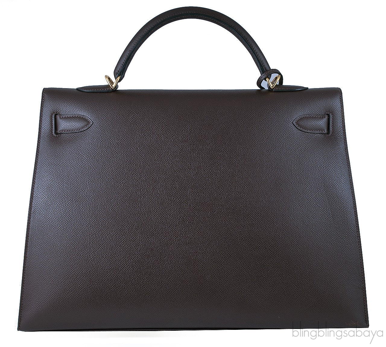 Kelly 40 Choco Brown Sellier Epsom