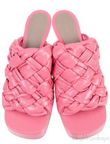 Bottega Veneta The Board Platform Pink Mule
