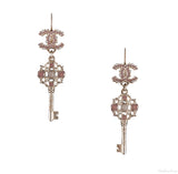 CC Key Piercing Earrings