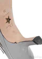 Christian Dior Grey Patent J\'Adior Slingback Heels