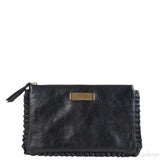 Nina Ricci Black Pleated Trim Clutch