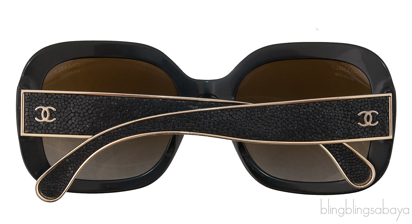 Square Frame Black Sunglasses