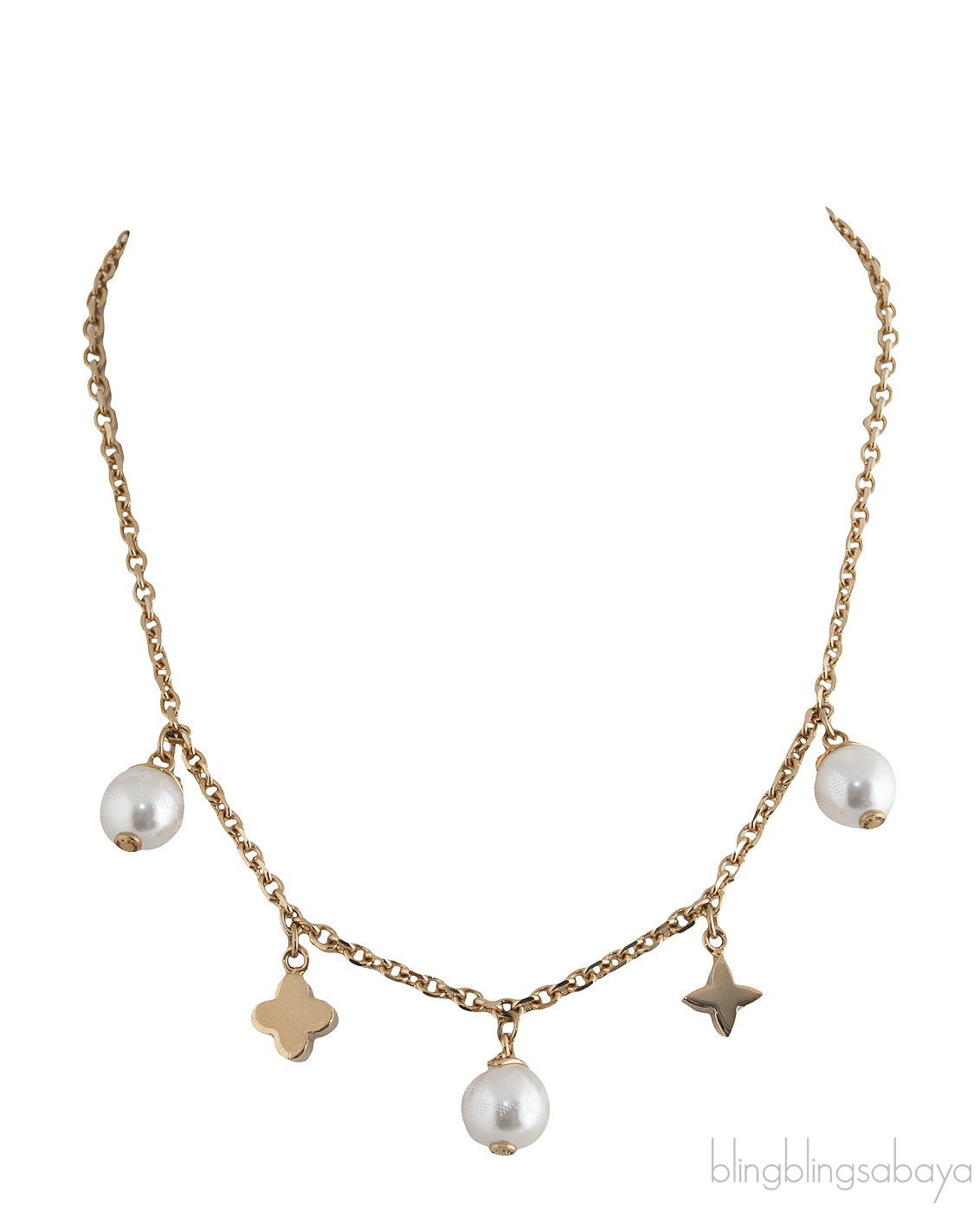Pearl Charmy Necklace