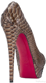 Lady Peep 150 Python Armure Pump