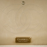 Jumbo CC Beige Crocodile Bag